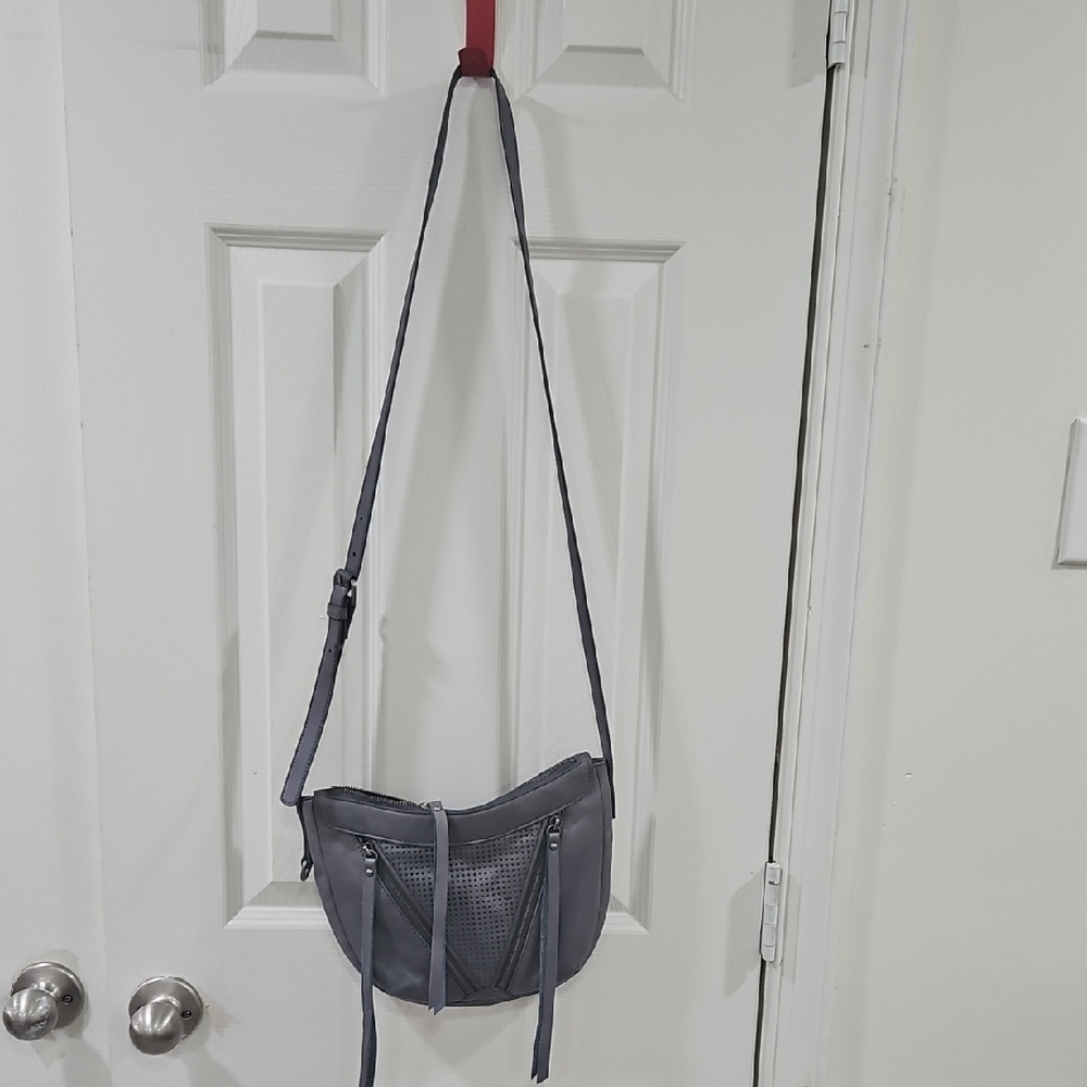 Lucky Brand Gray Crossbody Bag with Practical Design